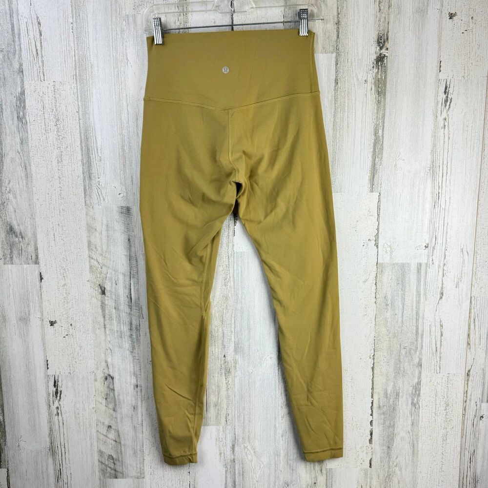 Lululemon Align High Rise Pant 28” Nulu Size 8 Gold Spice